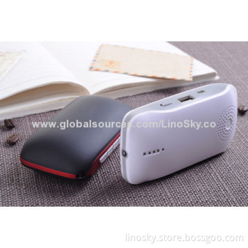 Power bank with Bluetooth speaker